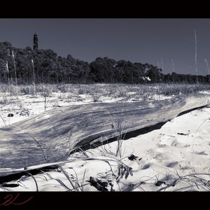 Phare NAS Pensacola, Pensacola, FL. bichromie noir et blanc, paysage, télécharger, beaux-arts, professionnel, haut, côtier, Fine Art