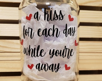 Kisses for When I'm Not Around Long Distance Gift - Etsy