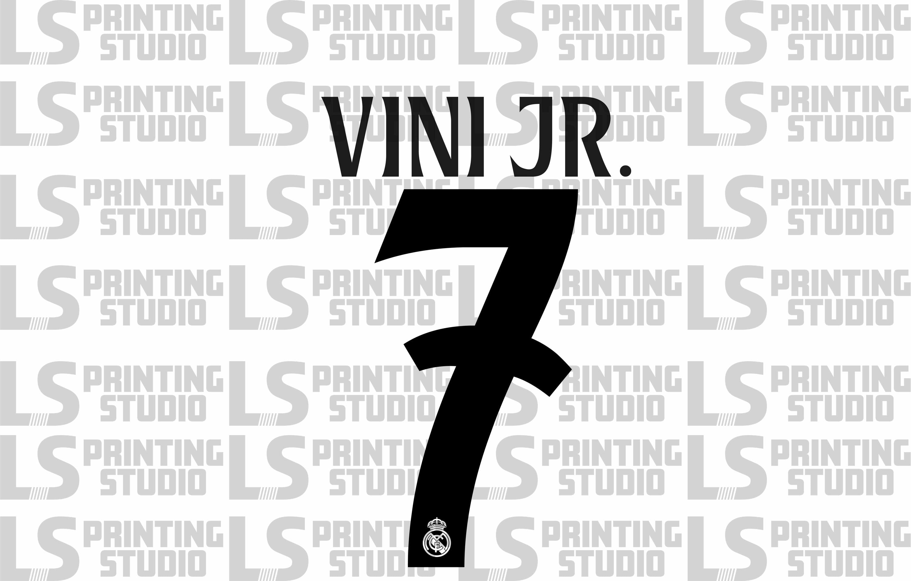 Vini JR Real Madrid Home 24-25 Digital Name Set