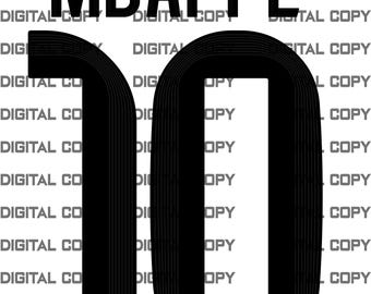 Mbappé Real Madrid Hemma 25-26 DIGITAL NEDLADDNING. Paket med fyra filer.