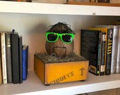 Singing Coconut Tiki Bar Accessory: Animated Hukilau Song