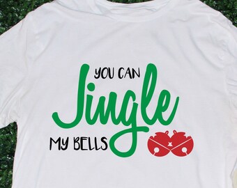 Femmes Noël à manches longues Jingle My Bells Cravate Ruban Col Rond Femmes T Shirt Femmes Noël à manches longues Jingle My Bells Cravate Ruban Col Rond Femmes T Shirt