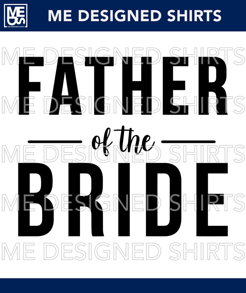 Download Father of the bride/groom svg Cricut/Silhouette cut files ...