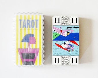 Tarot deck, signed Cécile Mirande-Broucas