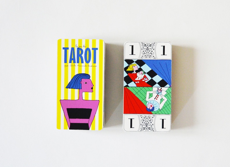 Jeu de tarot, signé Cécile Mirande-Broucas image 4