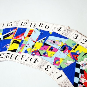 Tarot deck, signed Cécile Mirande-Broucas image 5