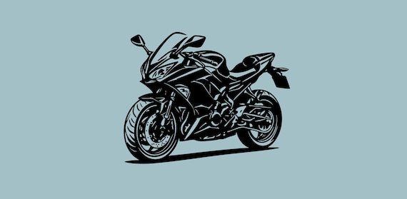 Kawasaki Ninja Vector Graphic: Sport Bike Clipart (AI, EPS, PNG