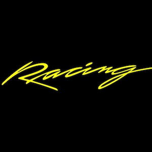 Racing Calligraphy Vector: Sportscar Decal Lettering (AI, EPS, PNG ...