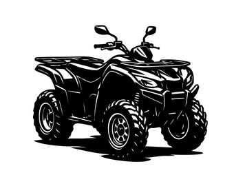 HONDA ATV Vektorgrafik: Allrad Clipart (Digitaler Download)