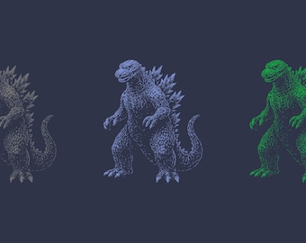 Godzilla Vector Graphic: Kaiju Monster Clipart (AI, EPS, PNG)