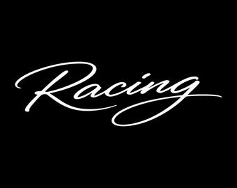 Racing Font Vector: Sportscar Decals, Helmet Graphics (Digital Download)