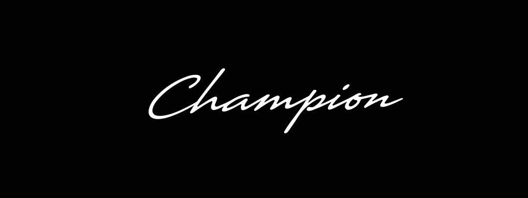 Champion Lettering Vector Sportscar Letterings for Champions High ...