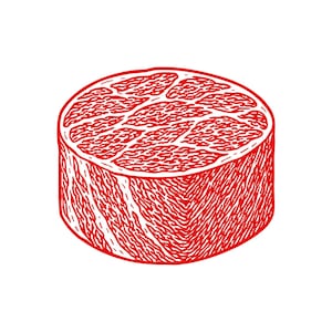 Tenderloin Rindsschnitte Vektorgrafik: Gourmet Essen Illustration (PNG, EPS)