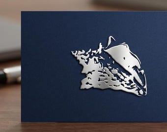 Sea shell Logo Icon Vector: Coastal Logotype (PNG, EPS, AI Digital Download)