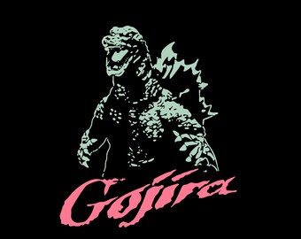Godzilla Vector T-Shirt Design: King of Monsters (EPS, PNG)