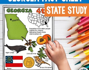 Georgia State Fact Sheet – Early Readers Activity (Digital Download)