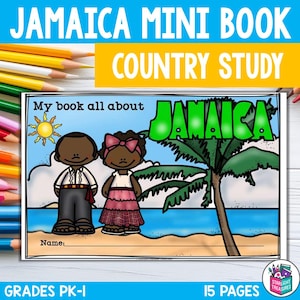 Jamaica-miniboek voor vroege lezers: een landstudie