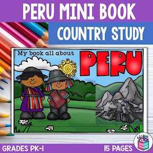 Peru Mini Book for Early Readers - A Country Study