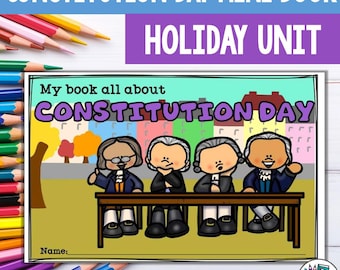 Constitution Day Mini Book for Early Readers- Constitution Day Activity for children