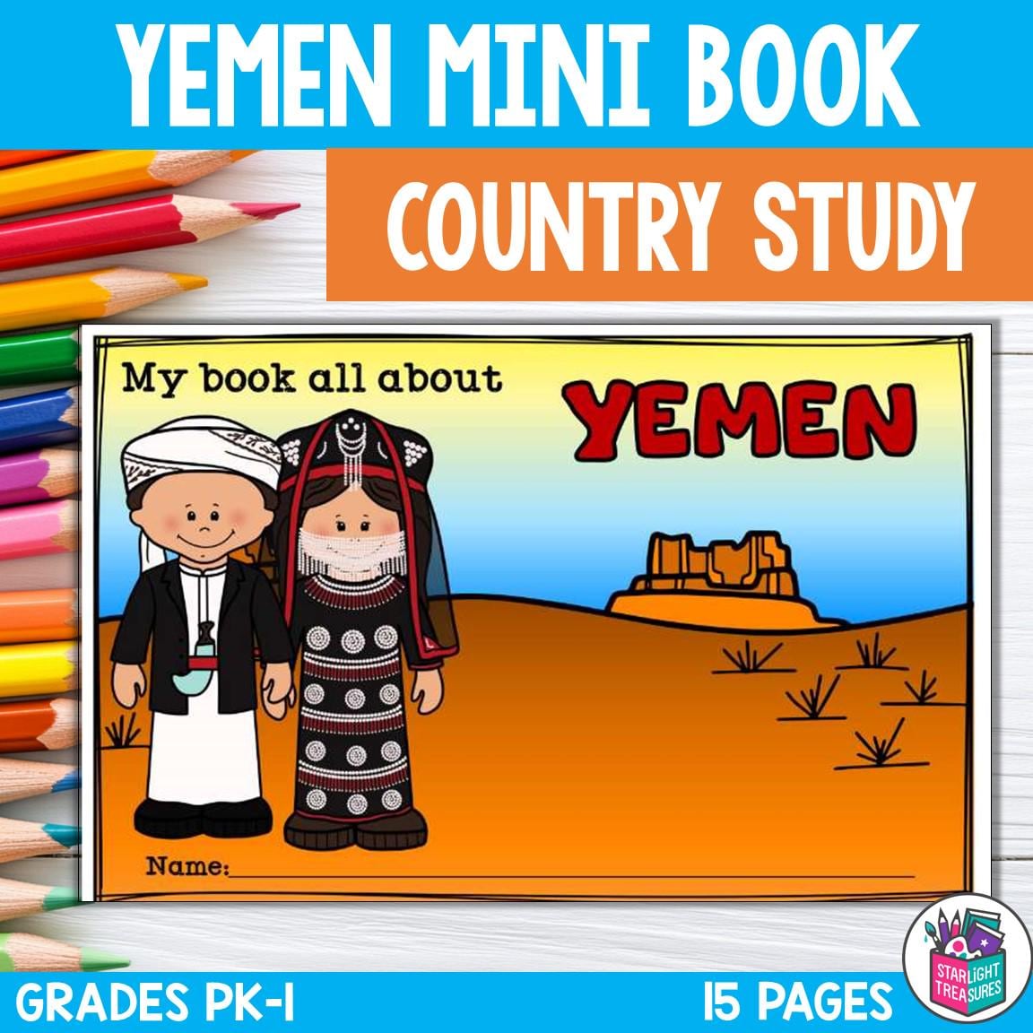Yemen Mini Book for Early Readers - A Country Study - Etsy