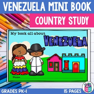 Venezuela Mini Book: Early Reader Country Study (Digital Download)
