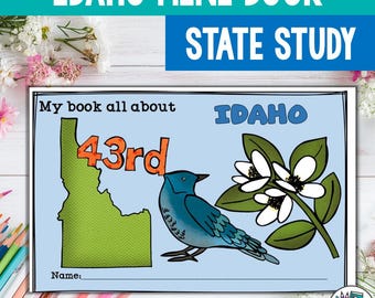 Idaho Minibok för tidiga läsare - En statsstudie