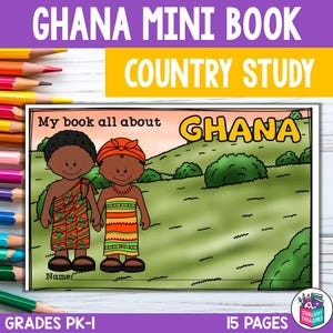 Ghana Mini Book for Early Readers - A Country Study, Ghana Country Study Unit