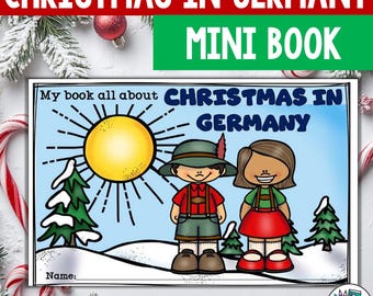 Christmas in Germany Mini Book for Early Readers - Christmas Activities for Kids
