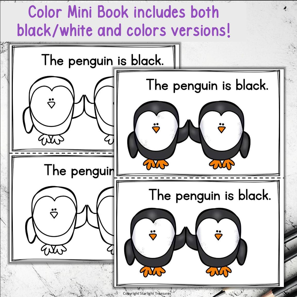 Colors of the Week: Black Mini Book for Early Readers - Etsy