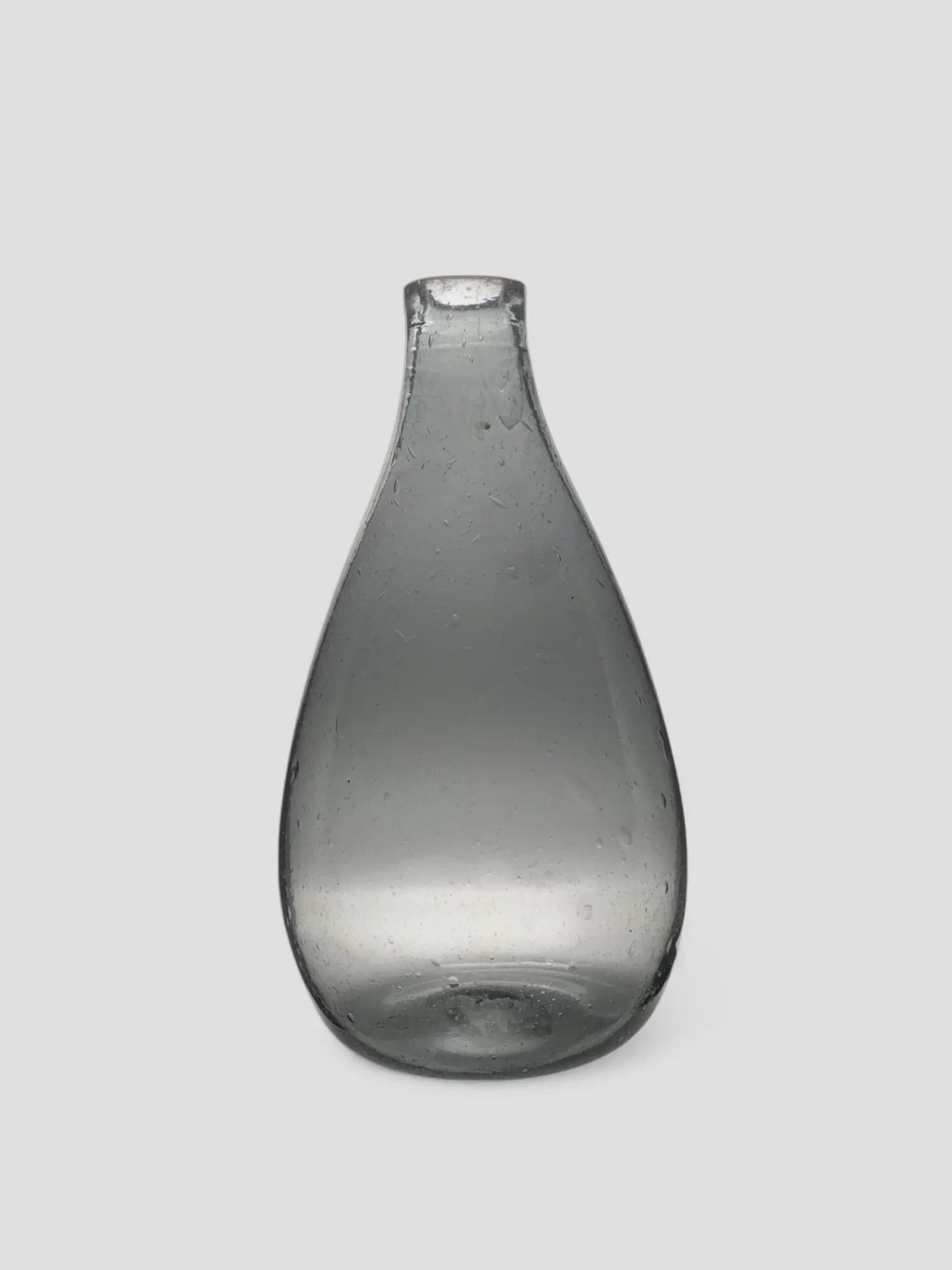 Jarrón de cristal Maison Zoe Yana - Jarrón de flores de vidrio reciclado de colores en forma de gota - Jarrón soplado a boca - Decoración y Bodas