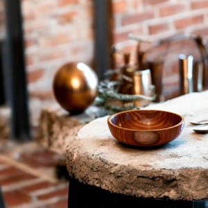Maison Zoe wooden bowl made of sheesham wood - set of 3 - noble and robust - fruit bowl - tableware