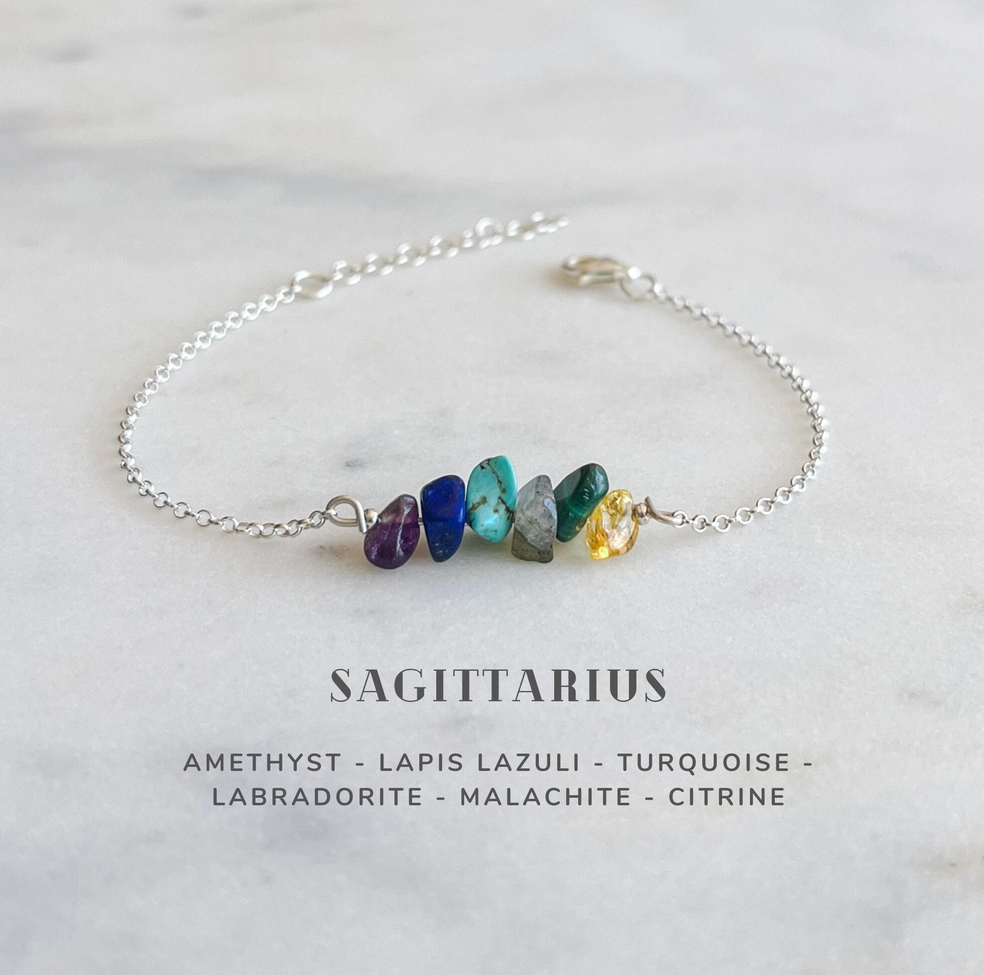 Sagittarius Zodiac Tibisiri Bracelet – Twin Elegance