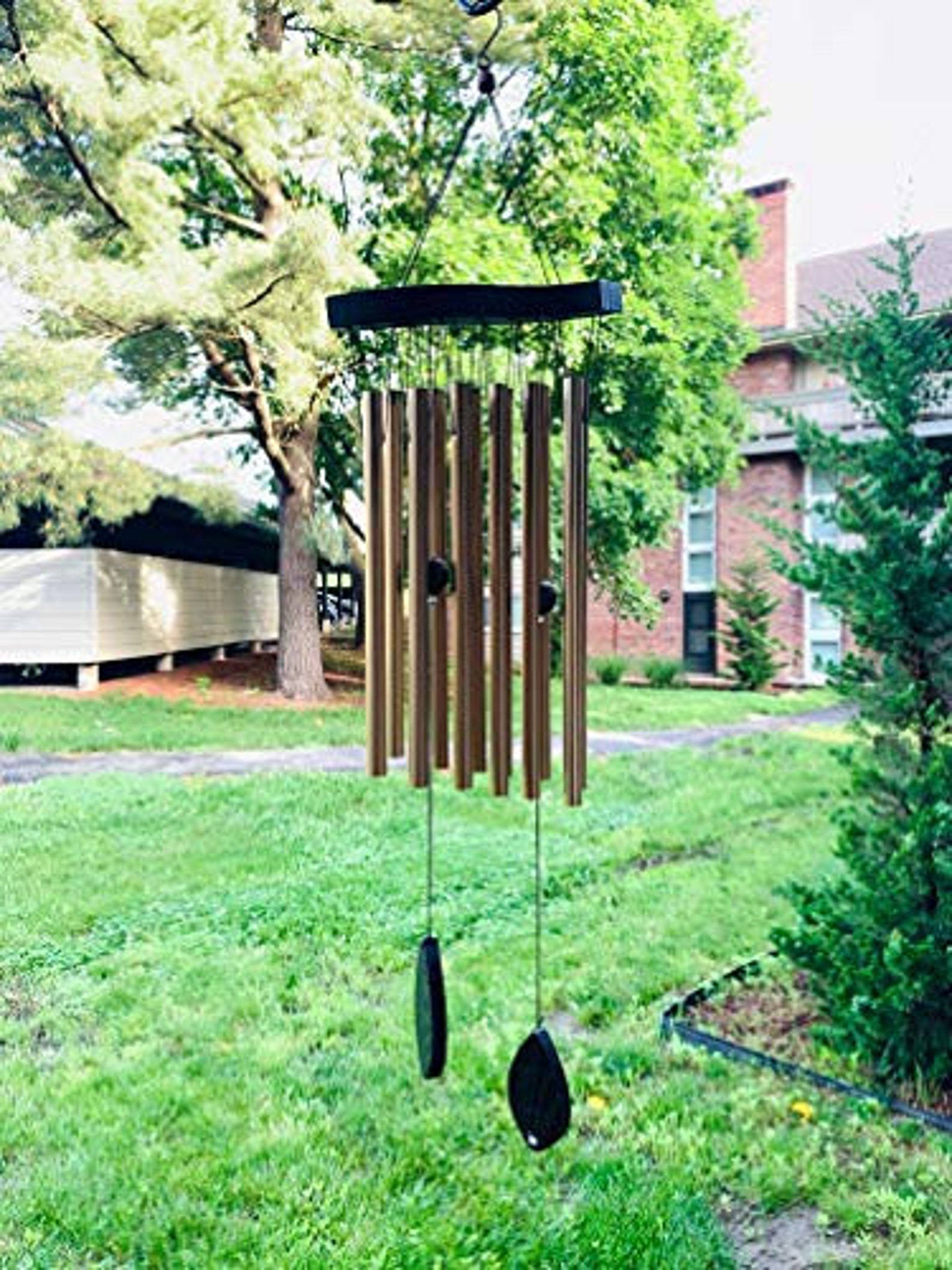 Ashman 30 Inch Golden Wind Chimes Tone Sympathy Wind Chimes Etsy