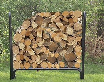Ashman Log Rack – Firewood Log Rack, Indoor & Outdoor Wood Stack Holder