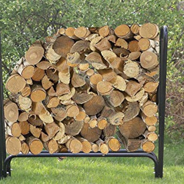 Ashman Log Rack – Firewood Log Rack, Indoor & Outdoor Wood Stack Holder