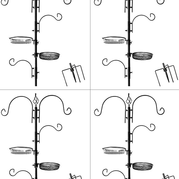 Bird Feeder Pole Tall Etsy