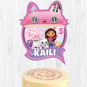 Dalilou gateaux, gateau personnalisé et cake design - Theme gabby le chat#dessinanimé  #netflix #chat pour les 3 ans d Iris