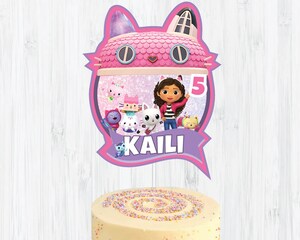 10 Figurines Gabby Pour Décoration De Gâteau – Toppers Mignons Pour Anniversaire Enfant – En PVC Réutilisable