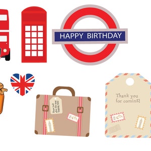 Icone di Londra Clipartbirthday party png file - Stampa personalizzata la tua festa