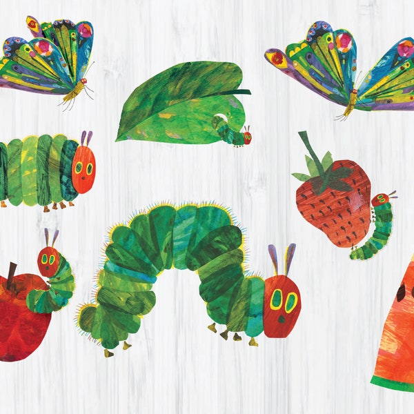 The very hungry Caterpillar Clipartbirthday party png file - Custom Print Your Own Party