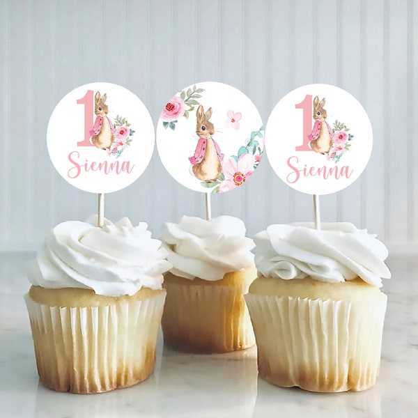 Peter Rabbit Cupcake Topper Etsy