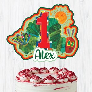 DIGITAL The very hungry caterpillar cake topper - printable cake topper