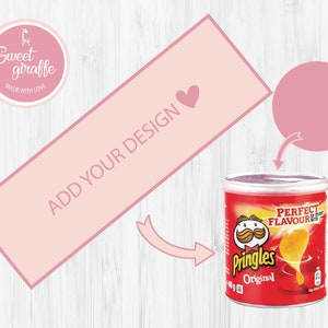 Customized 1.3oz Pringle Can Template - Chip Can Label template