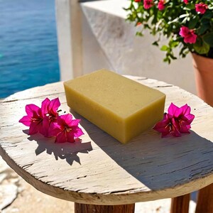 Golden Lefkas – Sapone al tè alla citronella / Processo a freddo / Ingredienti biologici / Botanico / Fatto a mano / Collezione isole greche