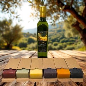 Greek Olive Oil & Soap Gift Set – 500ml EVOO + 1 Handmade Soap of Your Choice | Organic | Self-Care Gift | Legend Naturals |