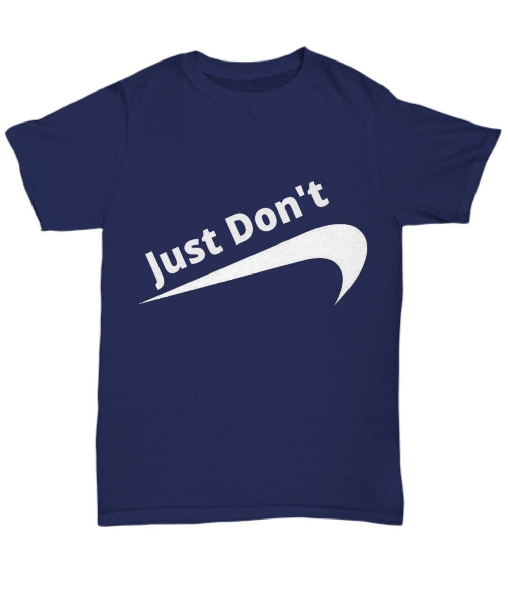 Blue nike just hotsell do it shirt