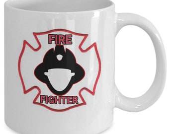 Firefighter rescue unique custom gifts coffee mugs