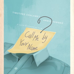 Minimalist Poster Design of "Call Me by Your Name" [2017]