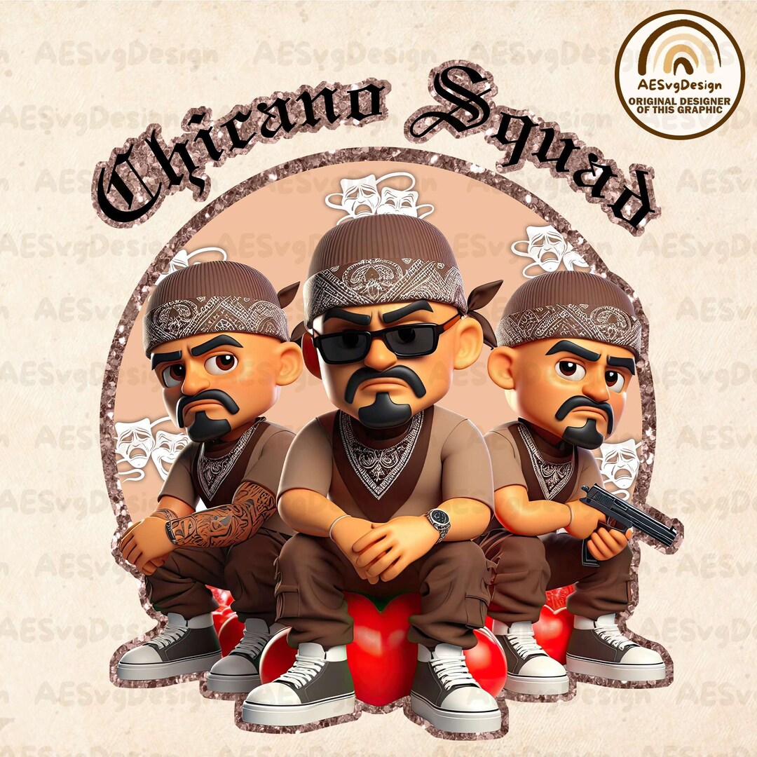 Old School Valentines Chicano Squad PNG, Chola Bestfriends Chicano