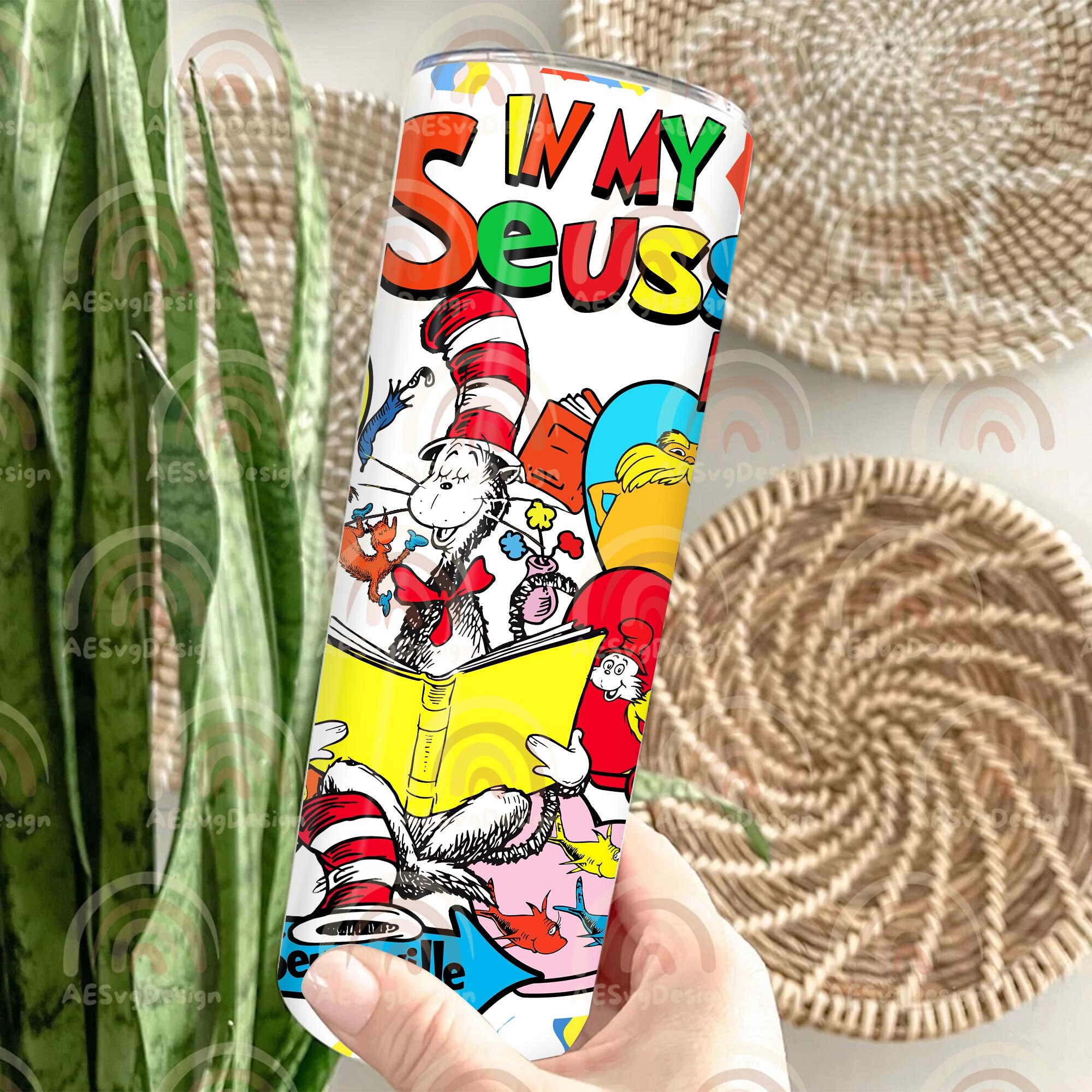 Discover Seuss Geisel National Read Across America Day Tumbler